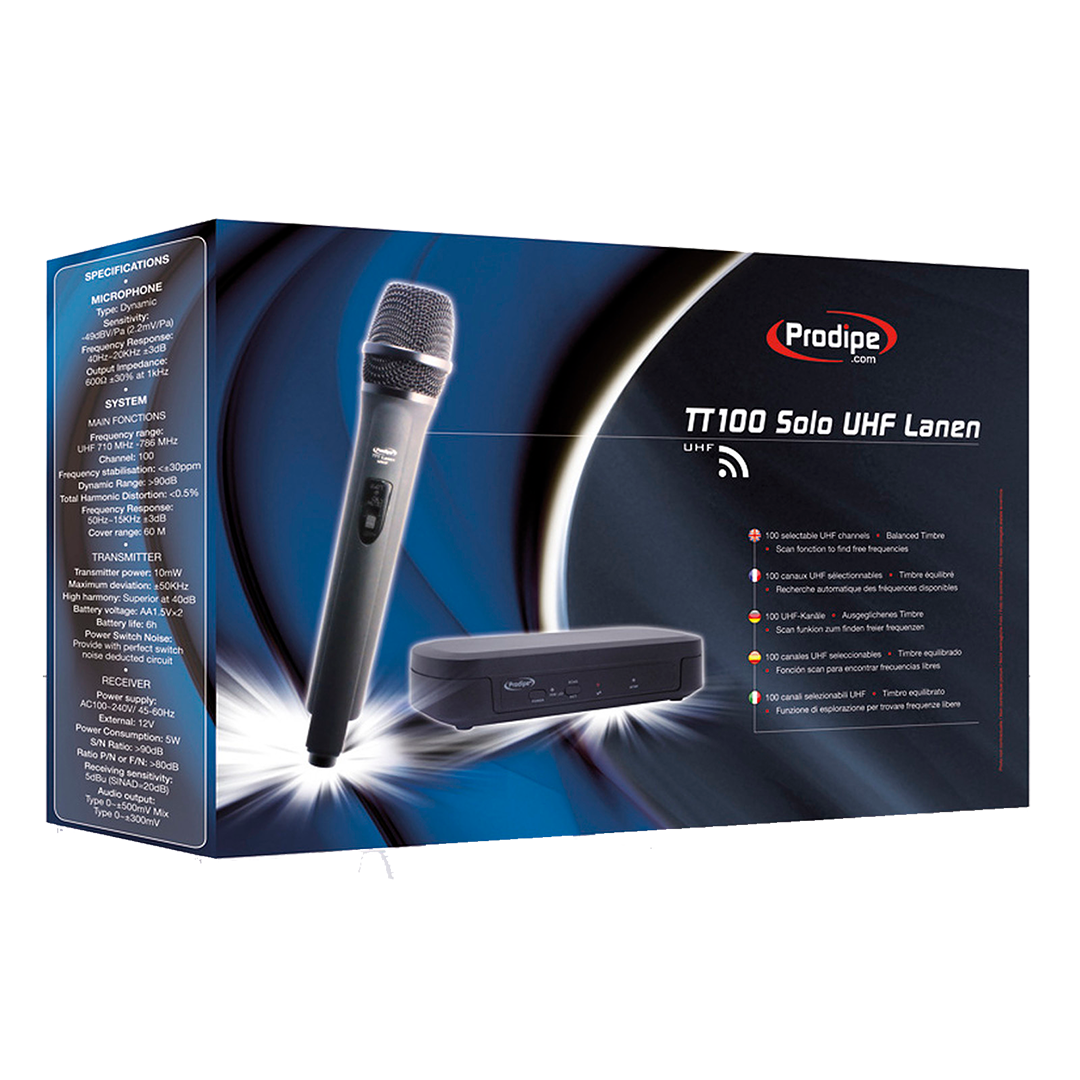 Prodipe 1-Piece Wireless Microphone System (PROUHFTT100)